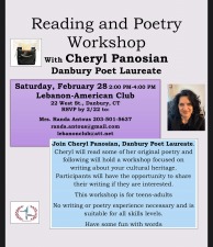 Reading and Workshop-Cheryl Panosian-Lebanon American CLub