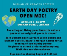 Earth Day Poetry Open Mic for All Ages